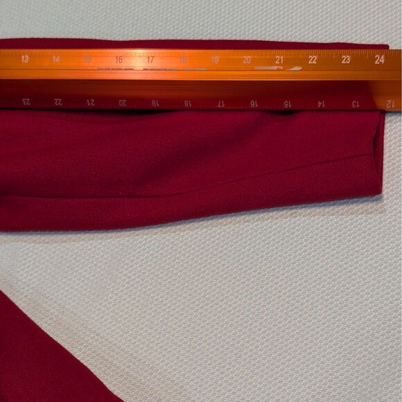 VINTAGE (J. GALLERY) WOMEN'S Red WOOL BLEND LINED KNEE LENGTH COAT SIZE 9/10 - Picture 14 of 14